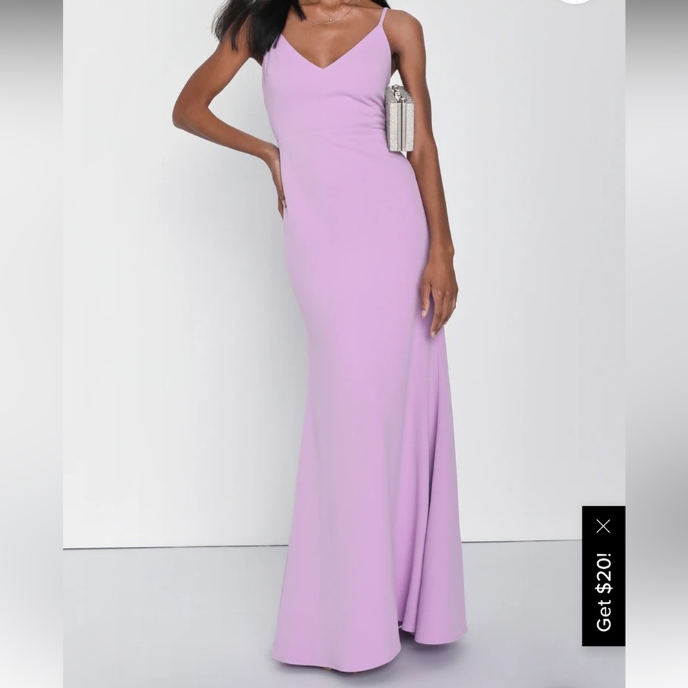 Lulus Infinite Glory Maxi Dress in Lavender